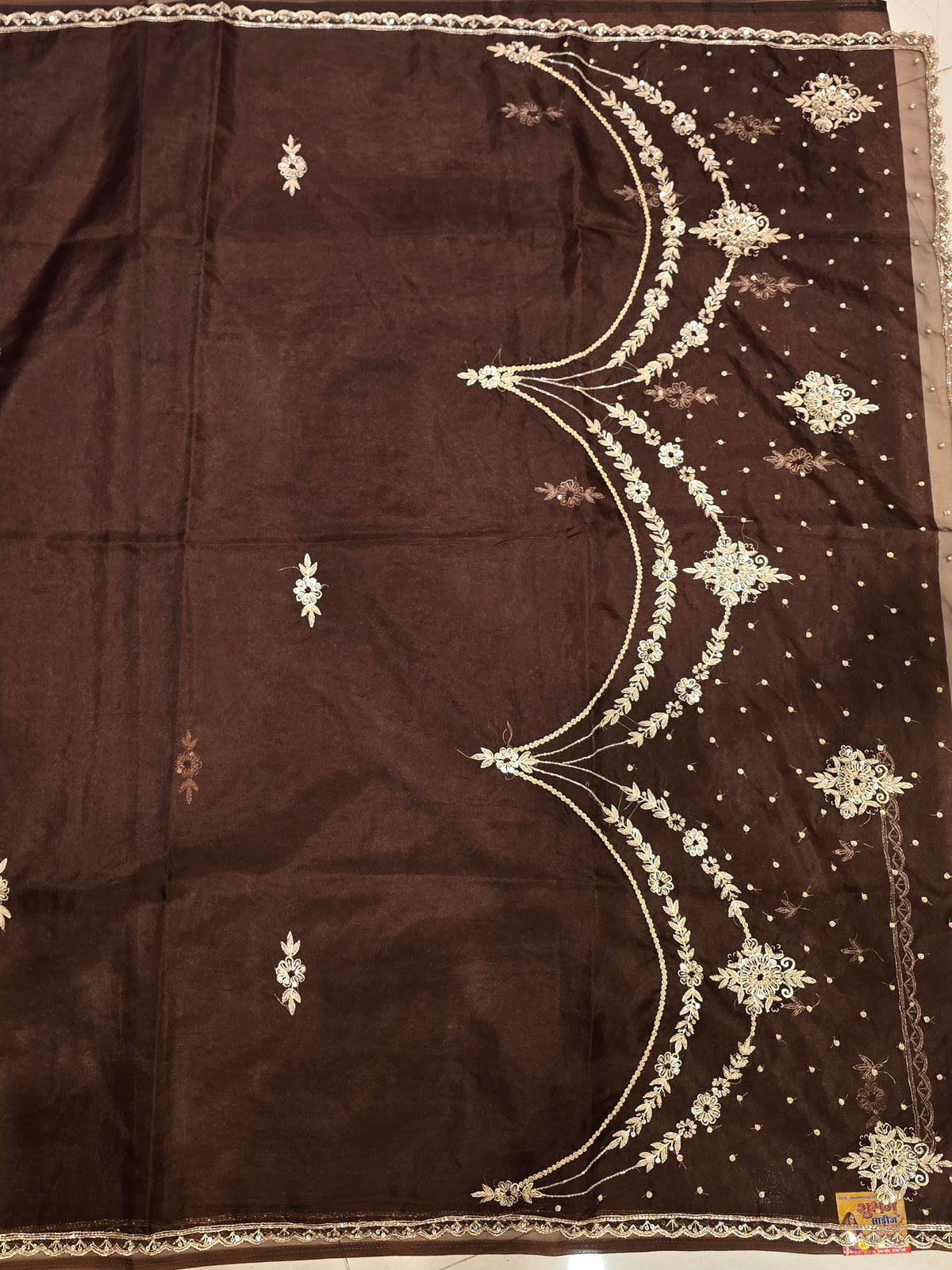 Organza Vintage Saree