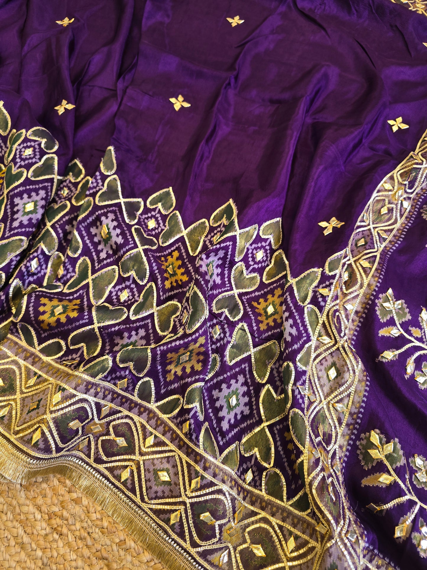 Patola x Charkhi Gota Saree