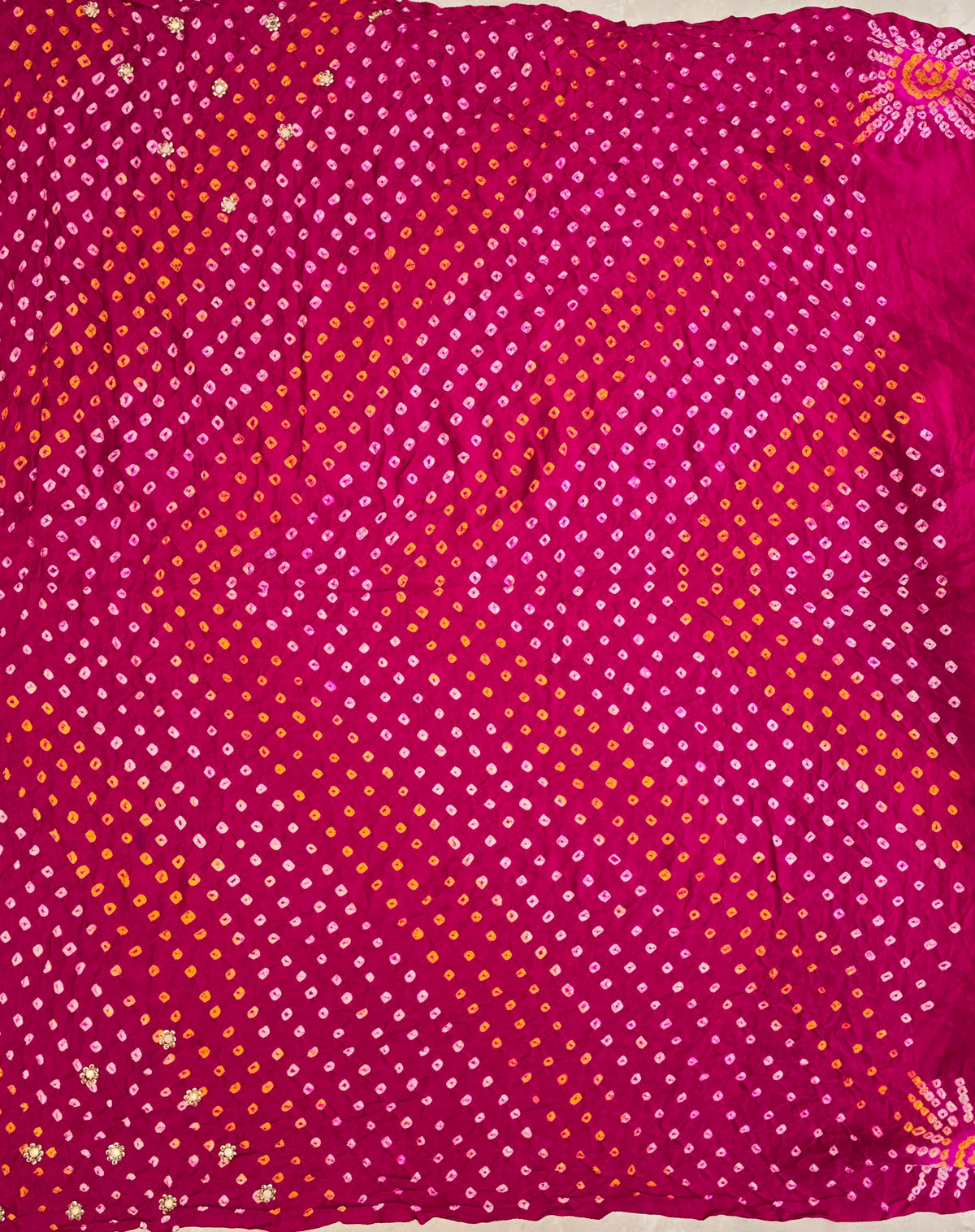 Pure Bandhani Saree