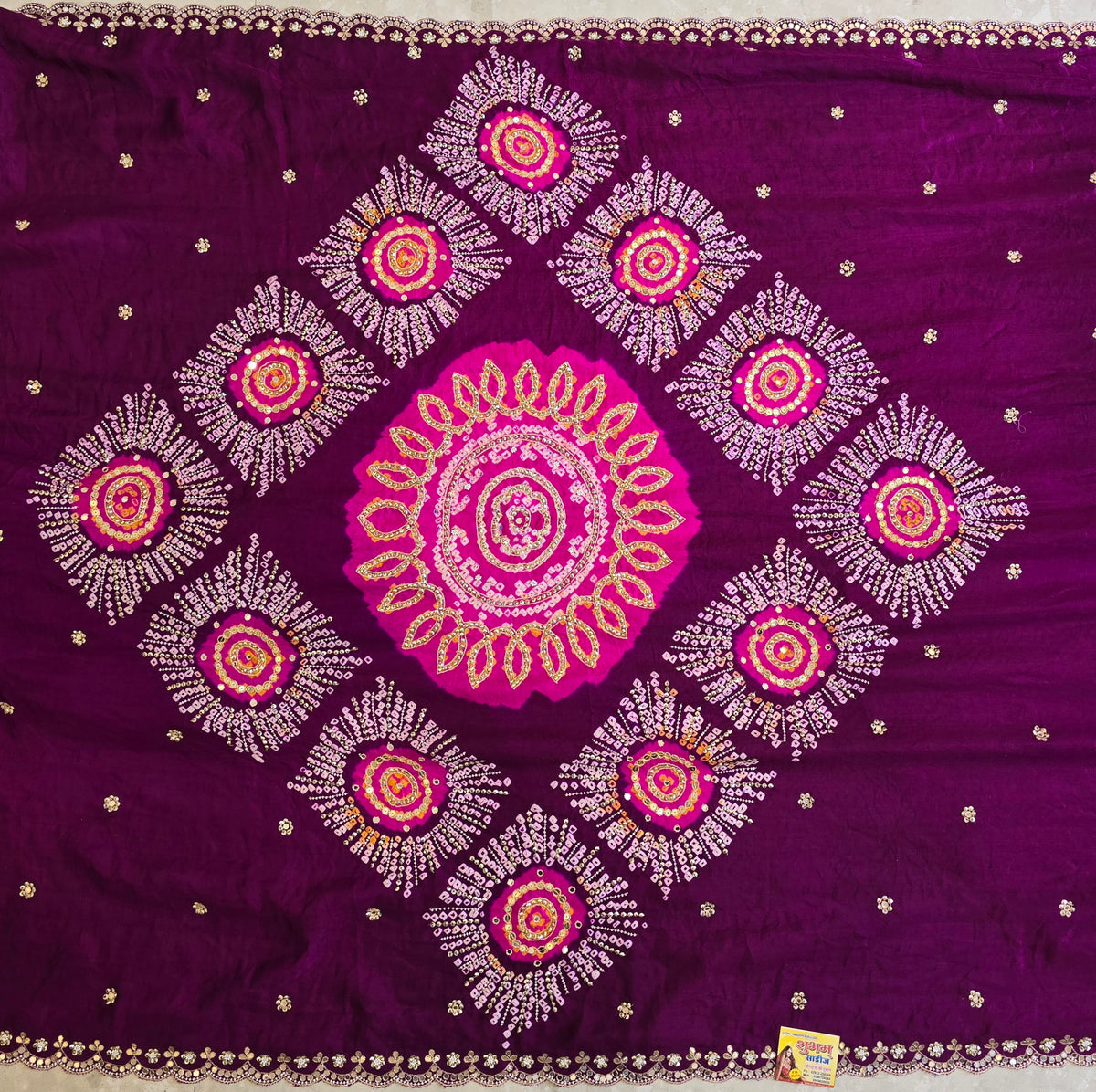Pure Bandhani Saree - 2