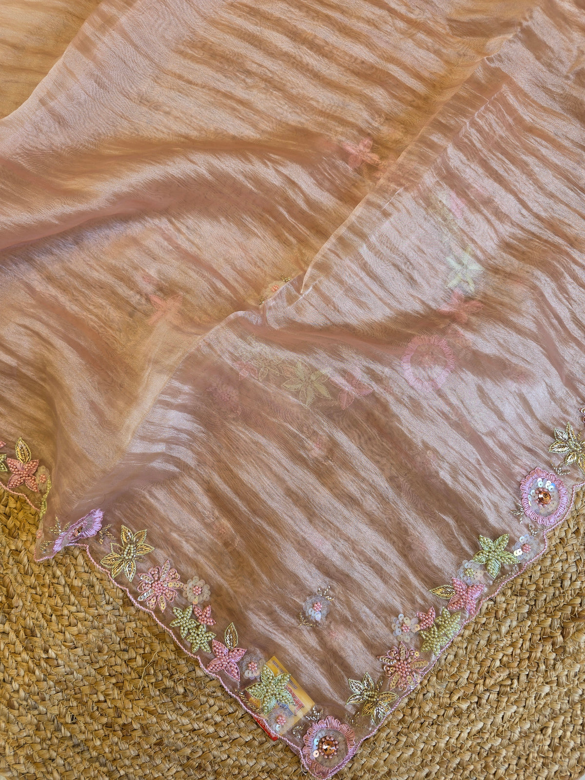 Tissue Saree For Sangeet And Carnival - 2