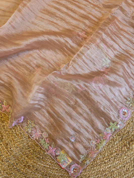 Tissue Saree For Sangeet And Carnival - 2