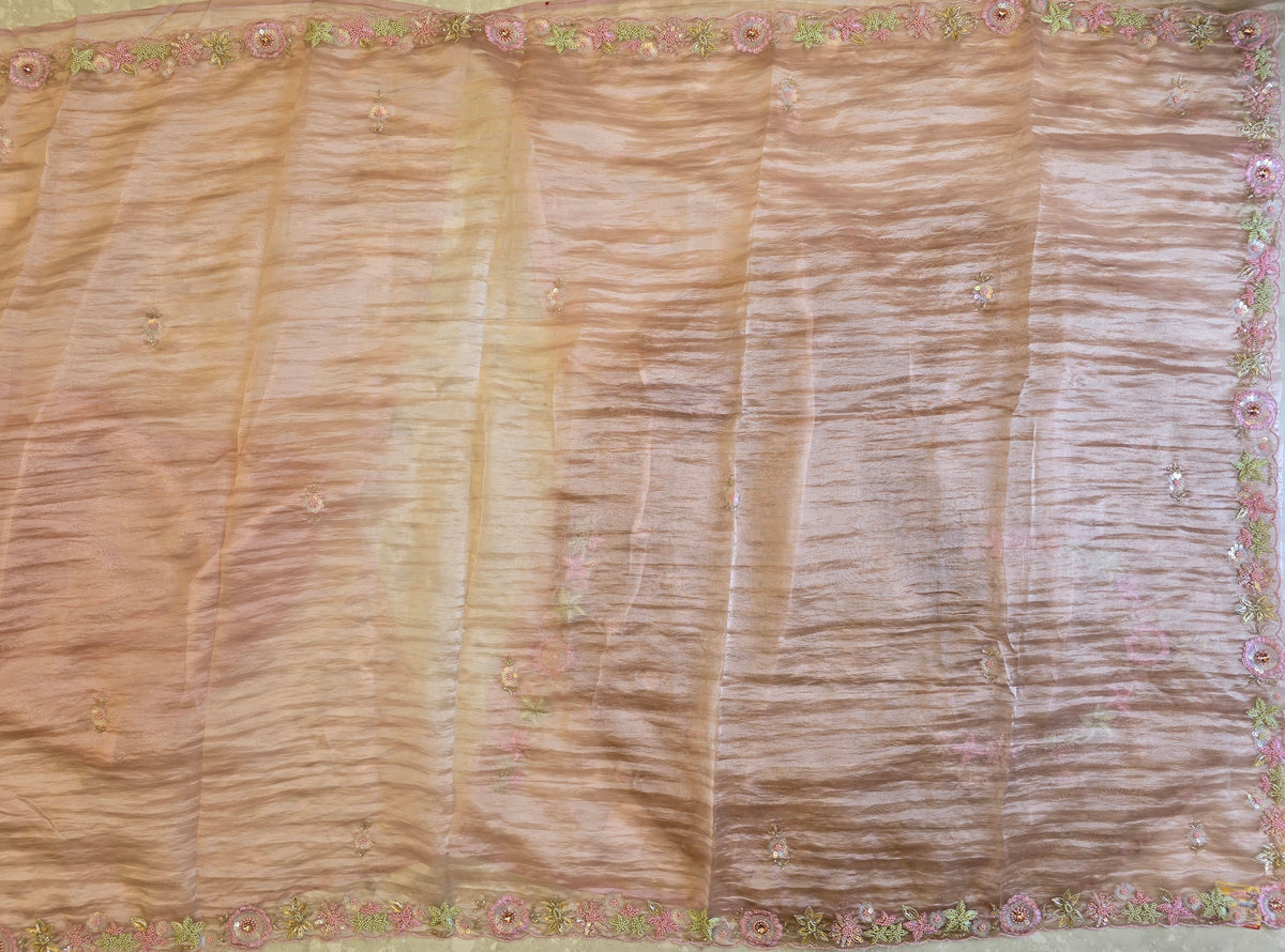 Tissue Saree For Sangeet And Carnival - 2