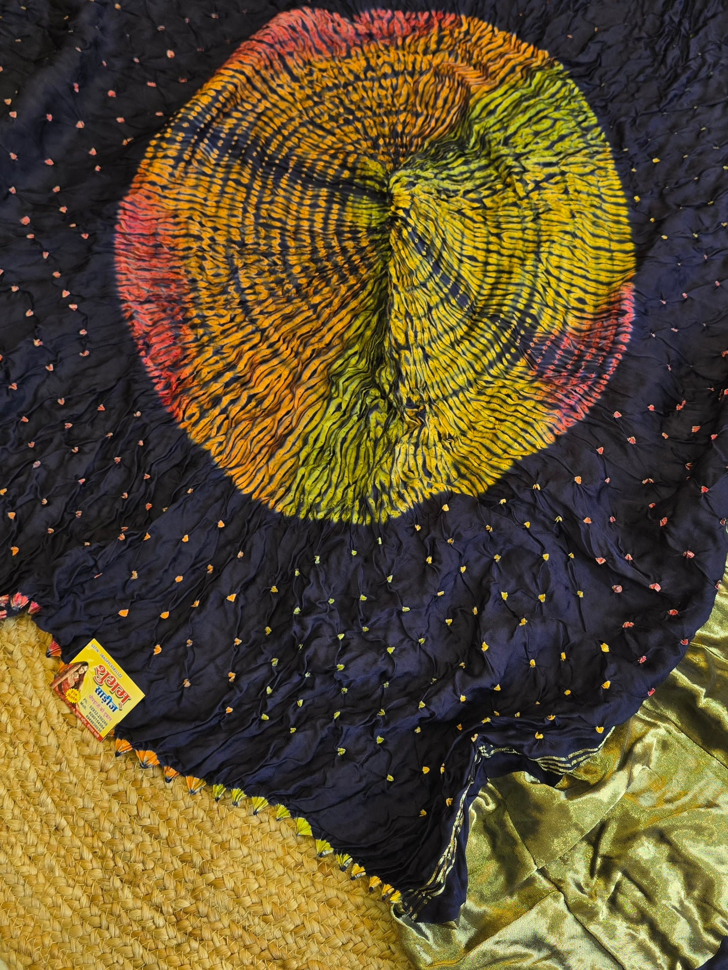 Bandhani x Sibori Saree