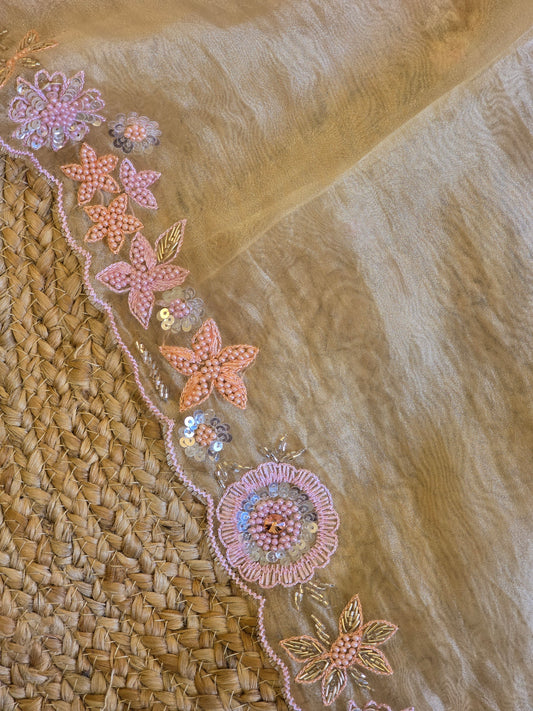 Tissue Saree For Sangeet And Carnival - 2