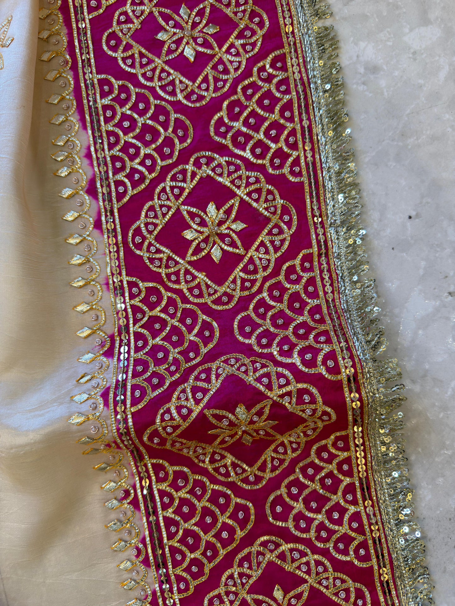 Charkhi Gota Saree