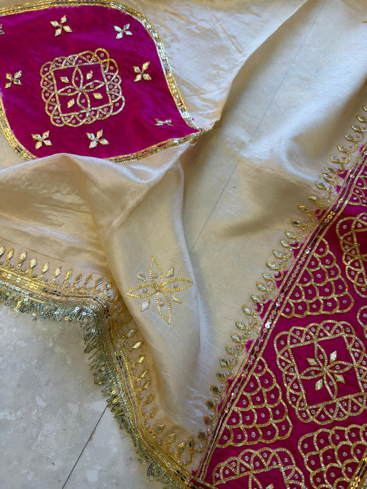 Charkhi Gota Saree