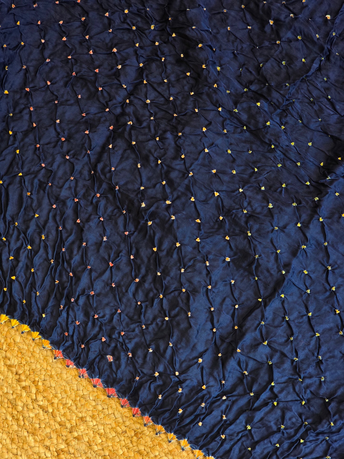 Bandhani x Sibori Saree