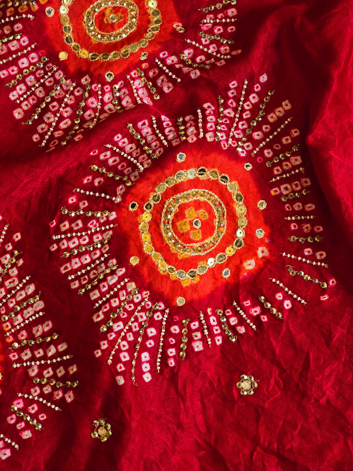 Pure Bandhani Saree - 2