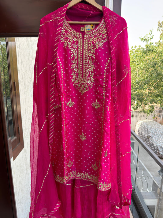Bandhani Sharara