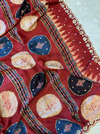 Ajarakh Saree