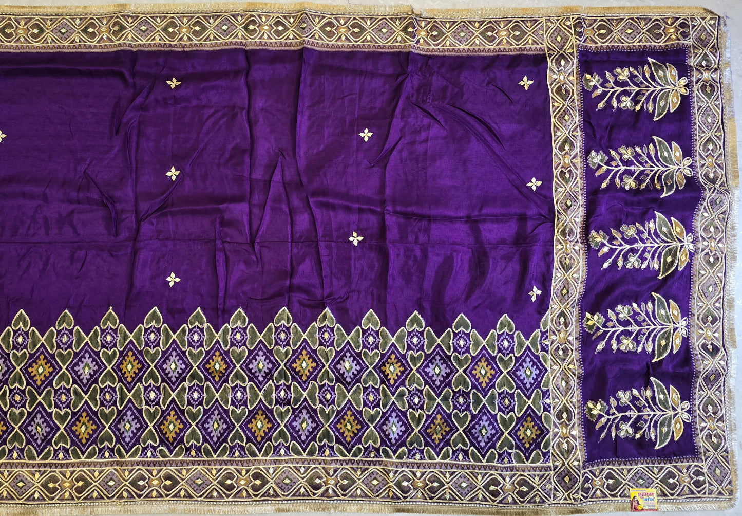 Patola x Charkhi Gota Saree