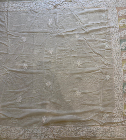 Pure Chikankari Saree