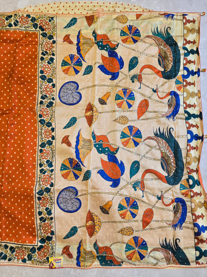 Kalamkaari Bandhani