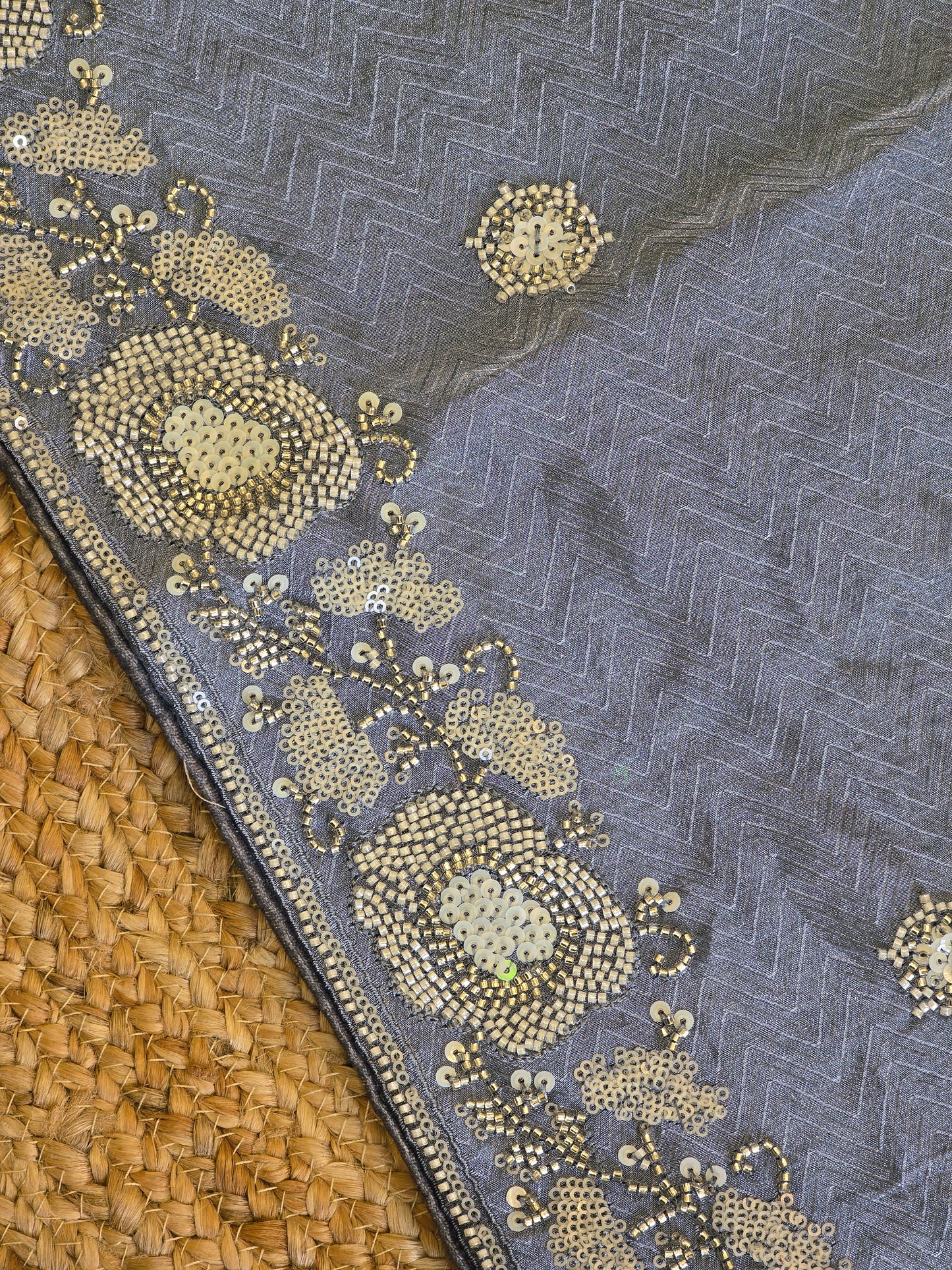 Tissue Work Saree