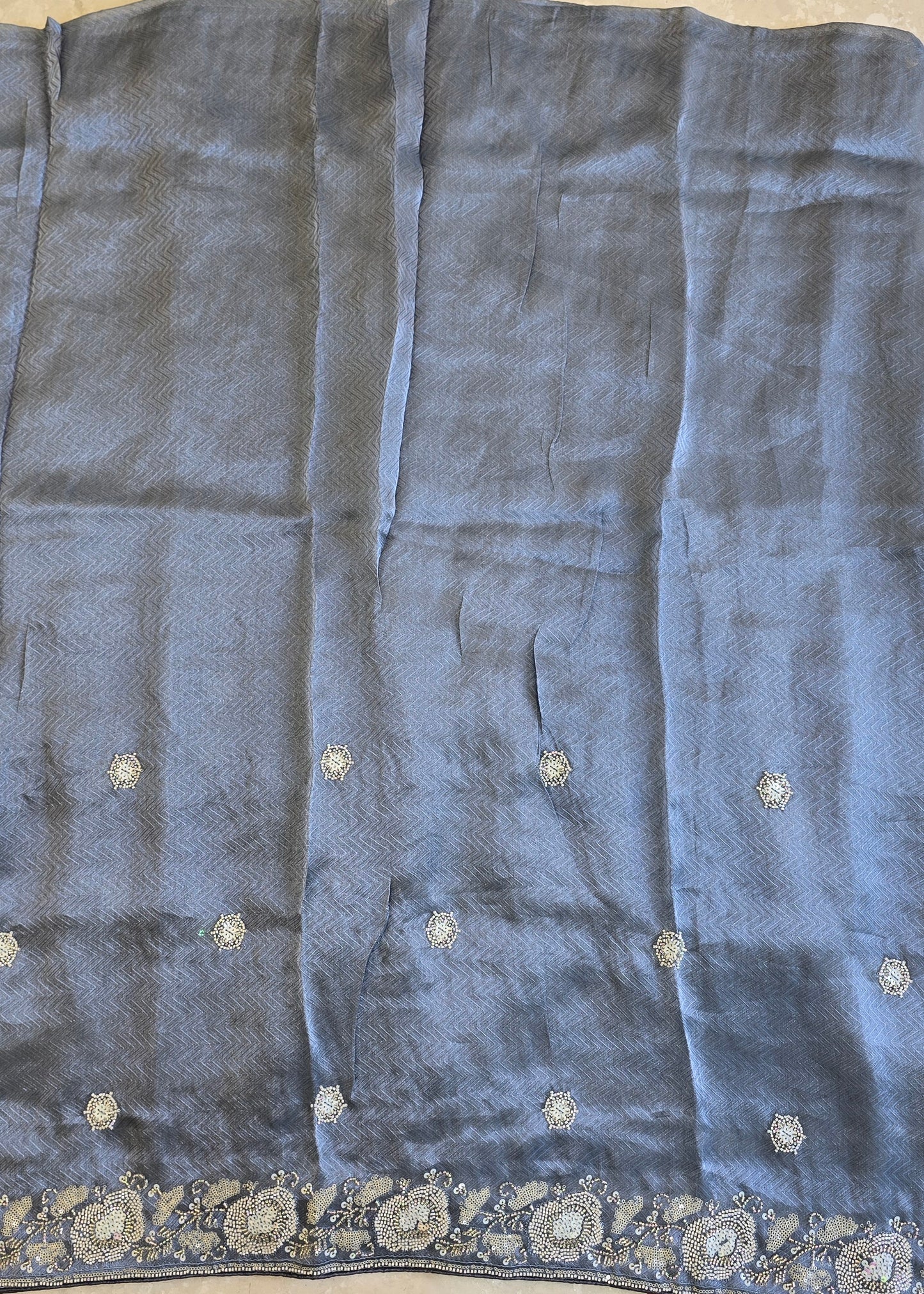 Tissue Work Saree