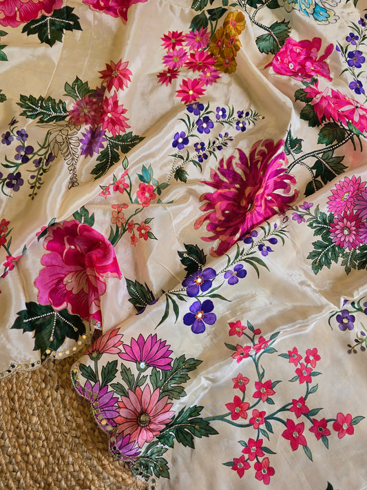 Pure Crepe Silk Saree