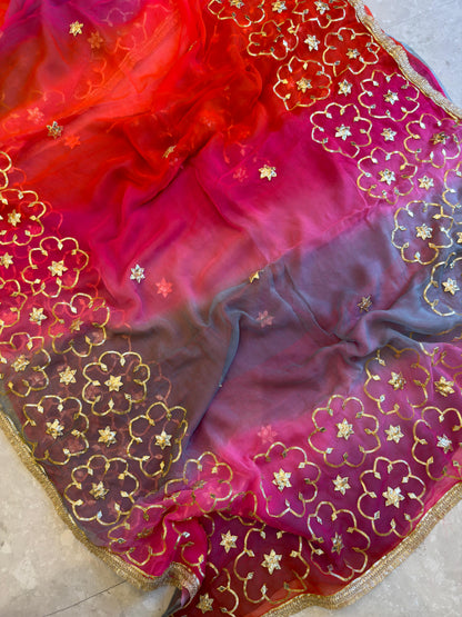 Kachi Gota Saree