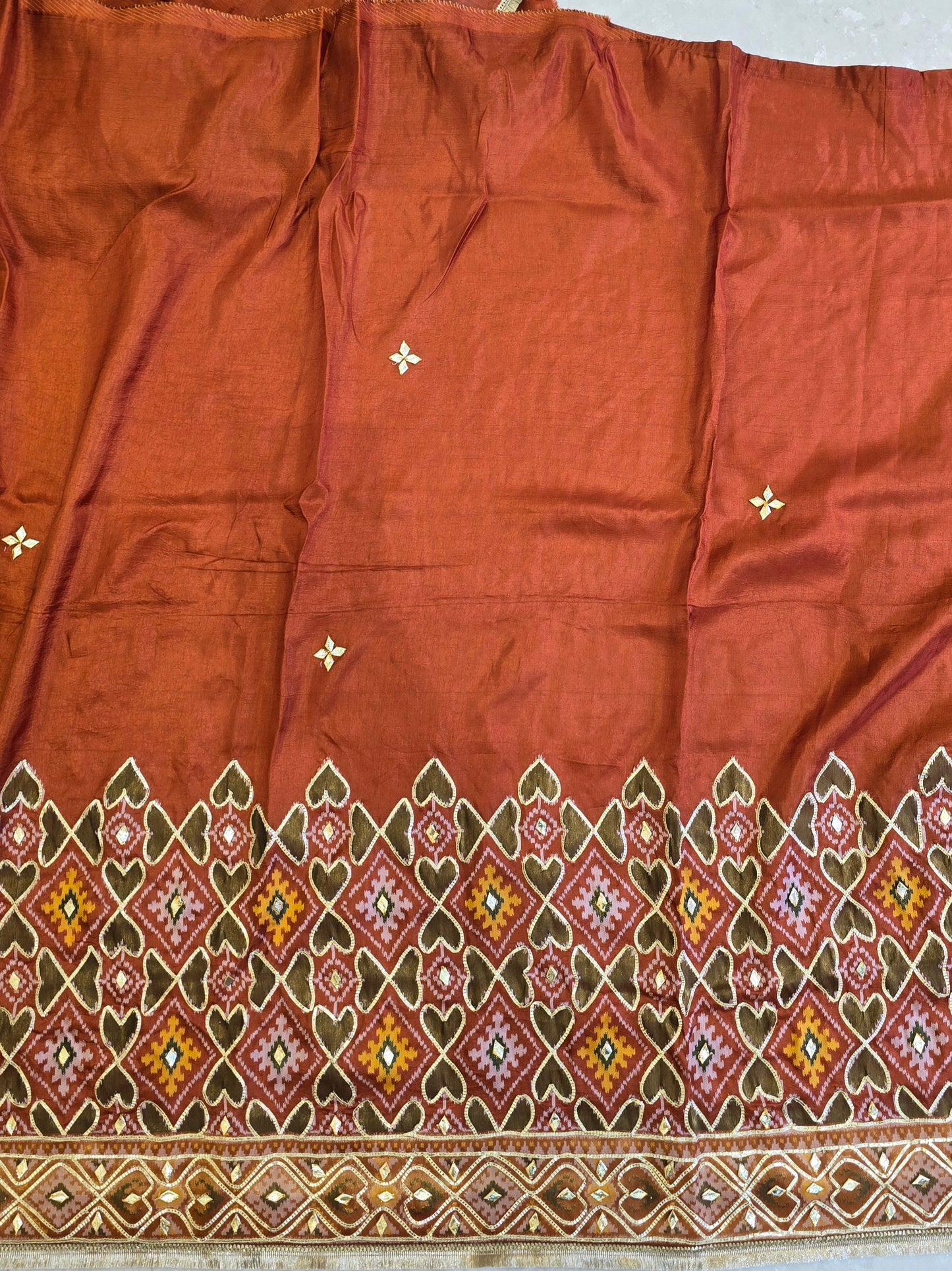 Patola x Charkhi Gota Saree